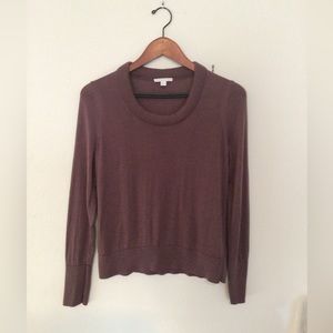 COS Fine Knit Sweater with Exaggerated Neckline in XS